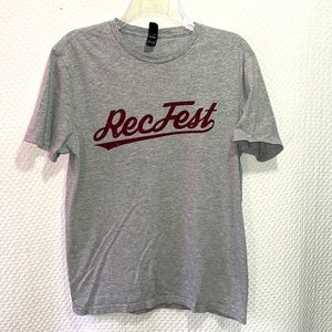 Virginia Tech Gray Recreational Sports RECFEST T-Shirt Size M Unisex.